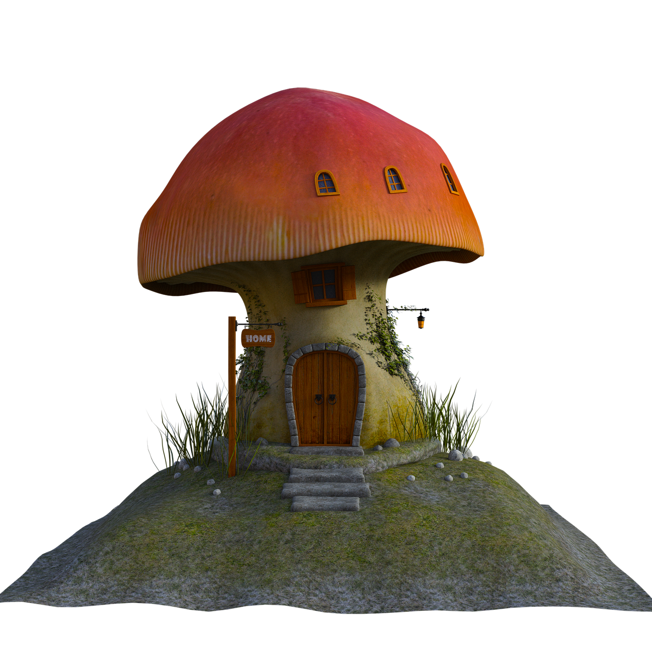 mushroom, home, hill-4702884.jpg
