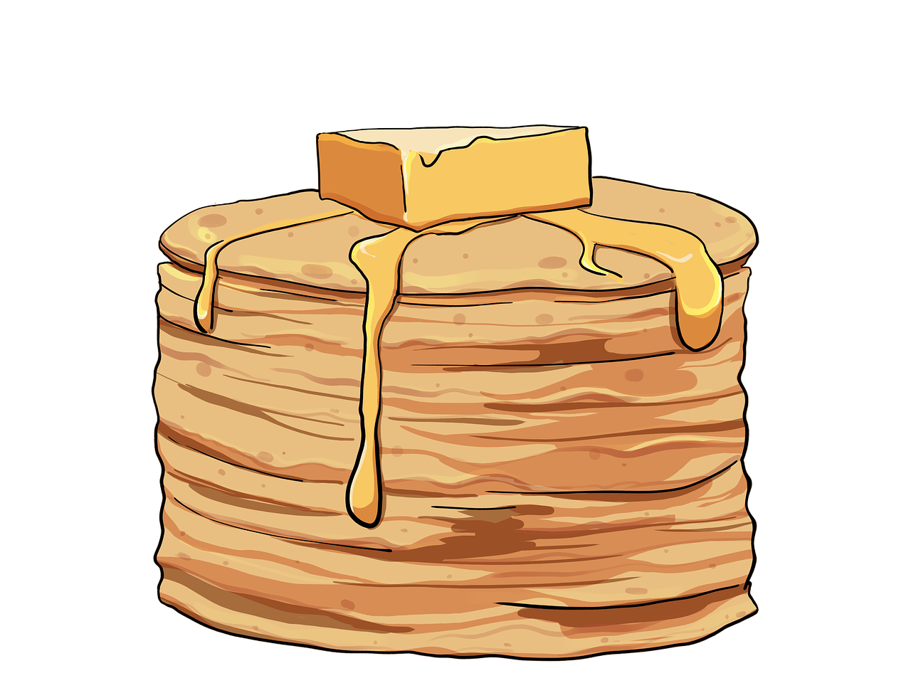 pancake supper clip art