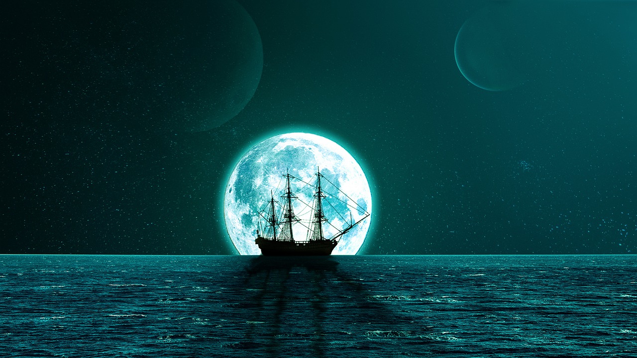 moon, ship, sea-6257905.jpg